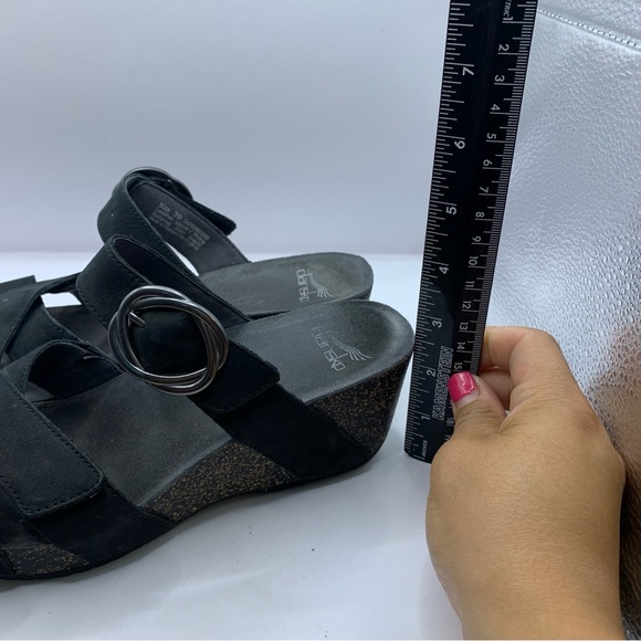 Women’s Black Susie Dansko casual comfortable shoes sandals size 38 US 7-7.5 - Picture 4 of 10